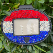 Large Show Number - Dutch Flag Swarovski