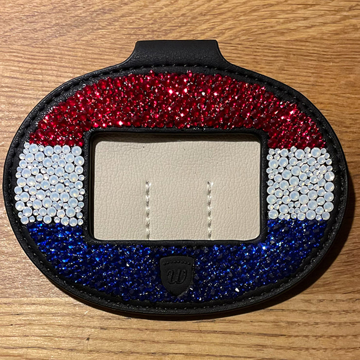 Medium Show Number - Dutch Flag Swarovski